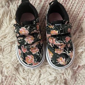 Baby Floral Vans Size 4